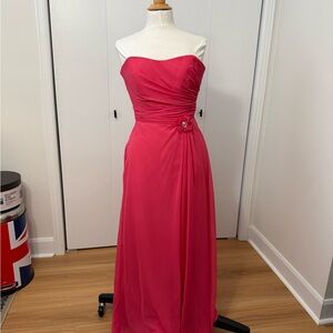 B2 Jasmine Strapless Pink Gown